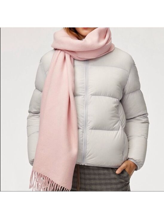 Aritzia Accessories - Aritzia Main Character Lauren Soft Pink Scarf
